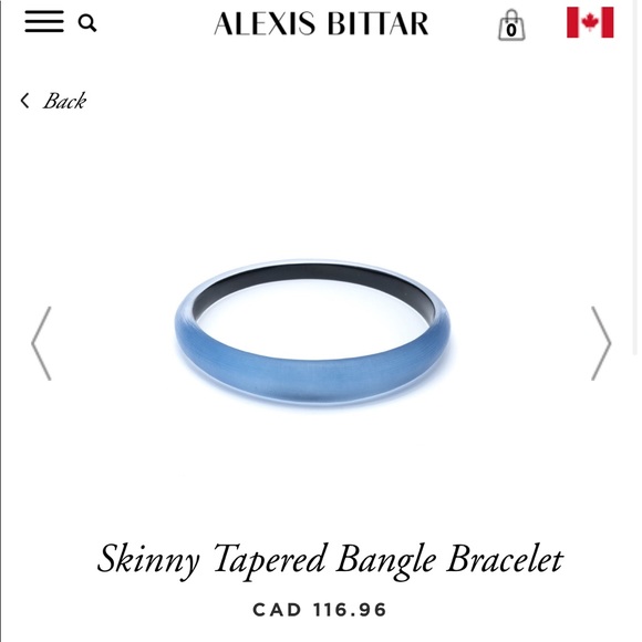 🌻 Alexis Bittar Skinny Tapered Bangle Bracelet - Picture 5 of 7